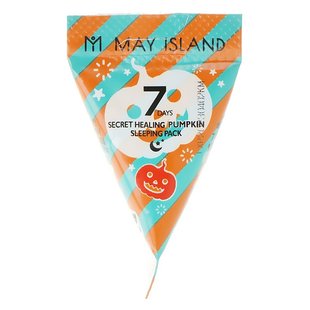 Успокаивающая ночная маска с тыквой May Island 7 Days Secret Healing Pumpkin Sleeping Pack 5 мл - основное фото