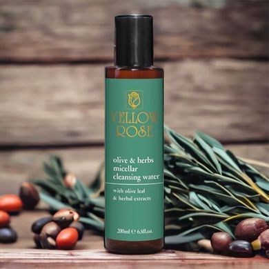 Очищувальна міцелярна вода &laquo;Оливки та трави&raquo; Yellow Rose Olive & Herbs Micellar Cleansing Water 200 мл - основне фото