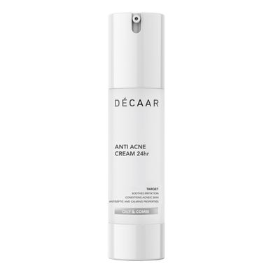 Протизапальний крем проти акне для 24 години догляду DECAAR Anti Acne Cream 24hr 50 мл - основне фото