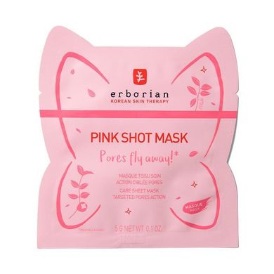 Тканинна маска для звуження пор Erborian Pink Shot Mask 5 г - основне фото