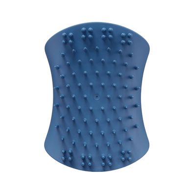 Синяя щётка для массажа головы Tangle Teezer The Scalp Exfoliator and Massager Coastal Blue - основное фото