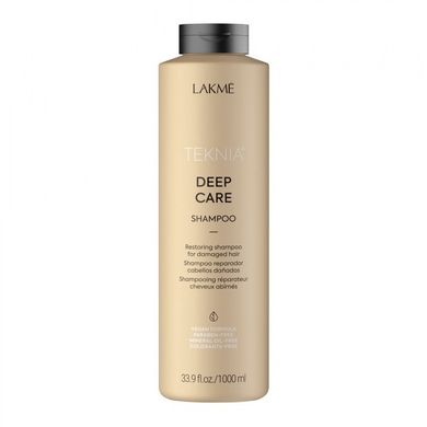 Відновлювальний шампунь для пошкодженого волосся Lakme Teknia Deep Care Shampoo 1000 мл - основне фото