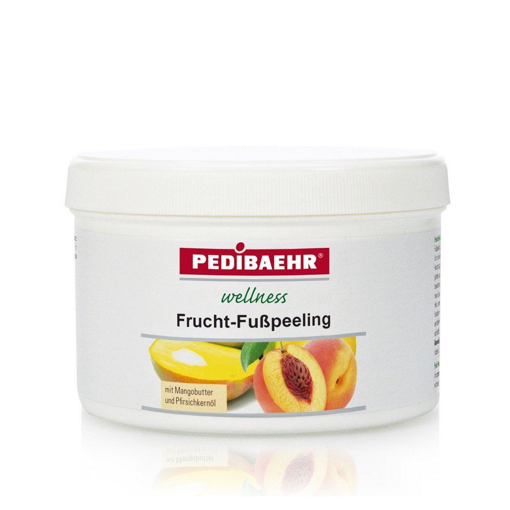 Фруктовый пилинг для ног с маслом манго и персика Baehr Pedibaehr Frucht-Fusspeeling mit Mangobutter und Pfirsichkernöl 450 мл - основное фото