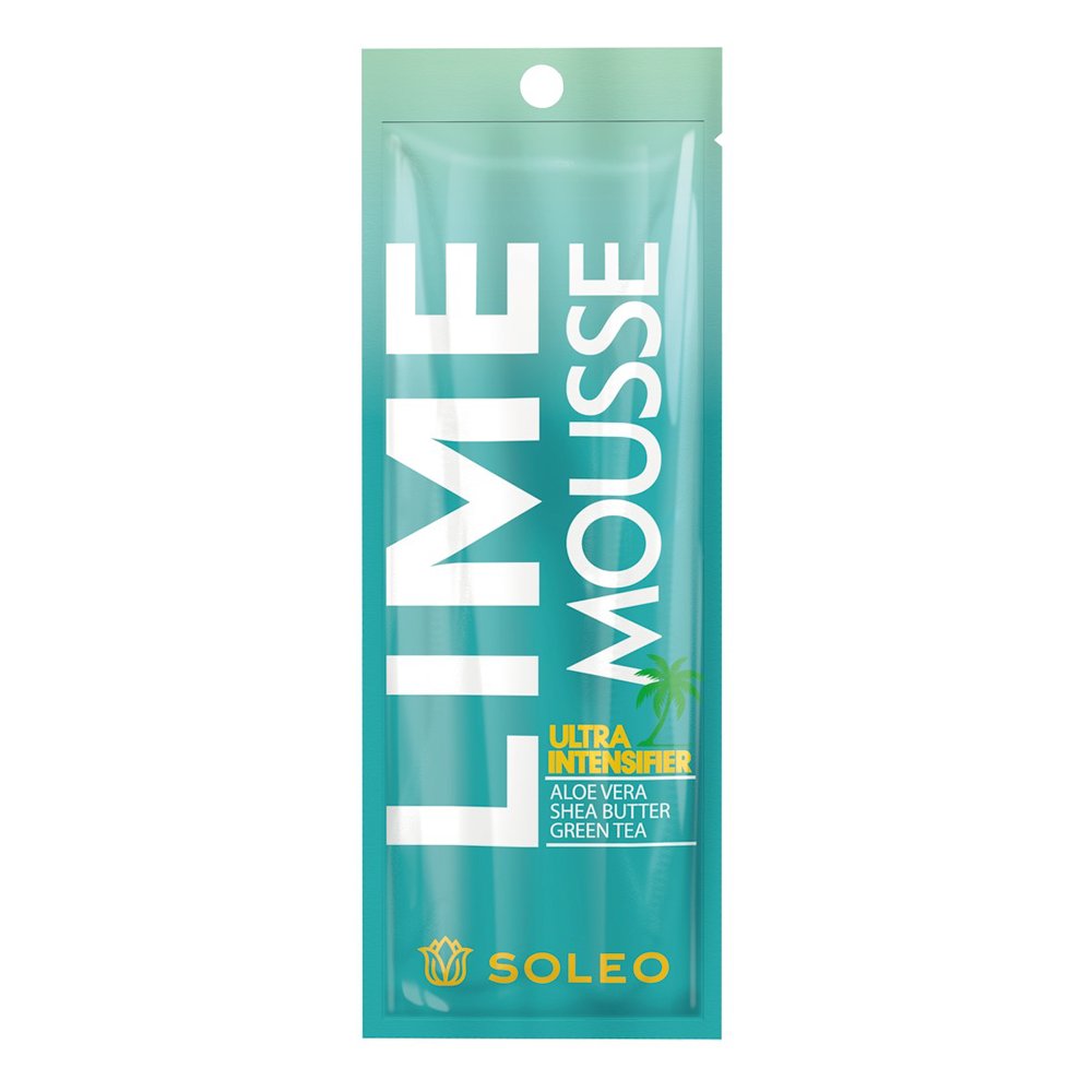 Ультраускоряющий лосьон для загара в солярии SOLEO Basic Lime Mousse Ultra Intensifier 15 мл - основное фото