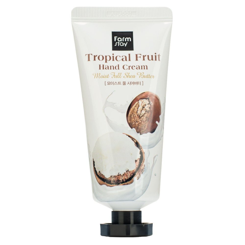 Зволожувальний крем для рук з маслом ши Farmstay Tropical Fruit Hand Cream Moist Full Shea Butter 50 мл - основне фото