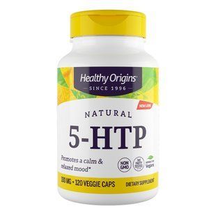 5-гідрокситриптофан Healthy Origins Natural 5-HTP 100 mg 120 шт - основне фото