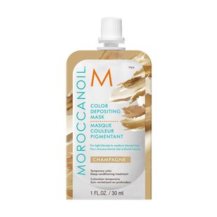 Відтінкова маска для волосся «Шампань» Moroccanoil Champagne Color Depositing Mask 30 мл - основне фото