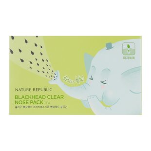 Пластыри для очищения пор NATURE REPUBLIC Black Head Clear Nose Pack 7 шт - основное фото