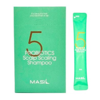 Глибокоочищувальний шампунь із пробіотиками Masil 5 Probiotics Scalp Scaling Shampoo 20х8 мл - основне фото