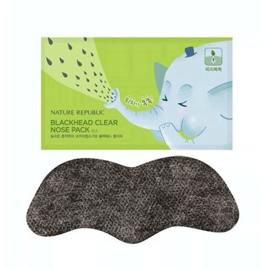 Пластирі для очищення пор NATURE REPUBLIC Black Head Clear Nose Pack 7 шт - основне фото