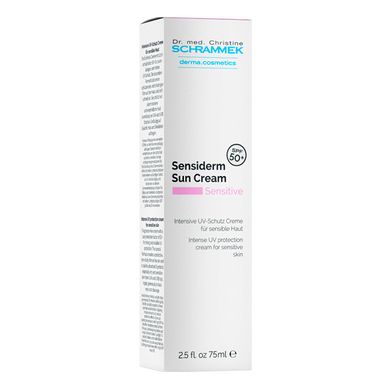 Сонцезахисний крем для чутливої ​​шкіри Dr.Schrammek Sensiderm Sun Cream 75 мл - основне фото