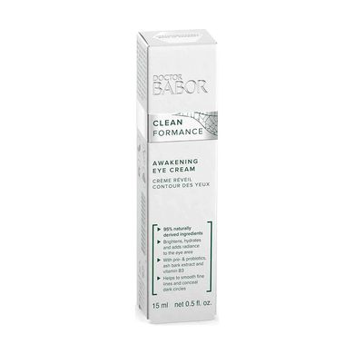 Утренний крем для кожи вокруг глаз против отёчности Babor Doctor Babor Cleanformance Awakening Eye Cream 15 мл - основное фото