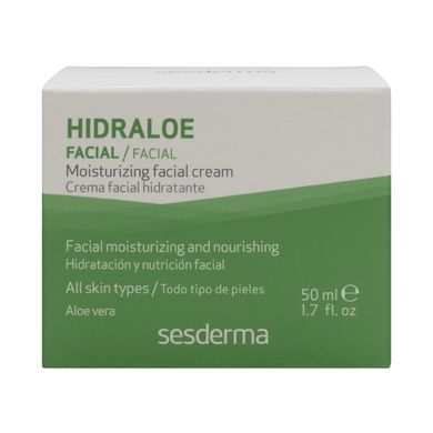 Зволожувальний крем для обличчя Sesderma Hidraloe Moisturizing Face Cream 50 мл - основне фото