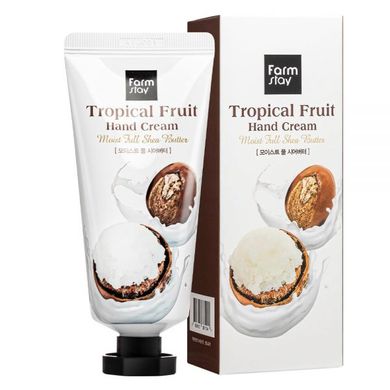 Увлажняющий крем для рук с маслом ши Farmstay Tropical Fruit Hand Cream Moist Full Shea Butter 50 мл - основное фото