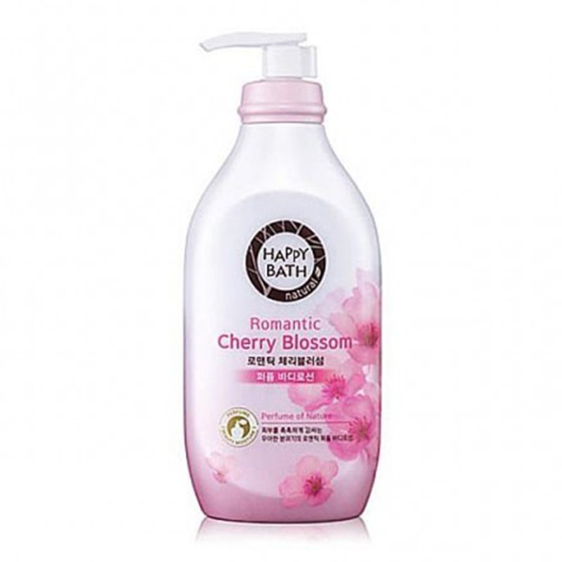 Лосьон для тела с экстрактом цветов вишни Happy Bath Romantic Cherry Blossom Perfume Body Lotion 450 мл - основное фото