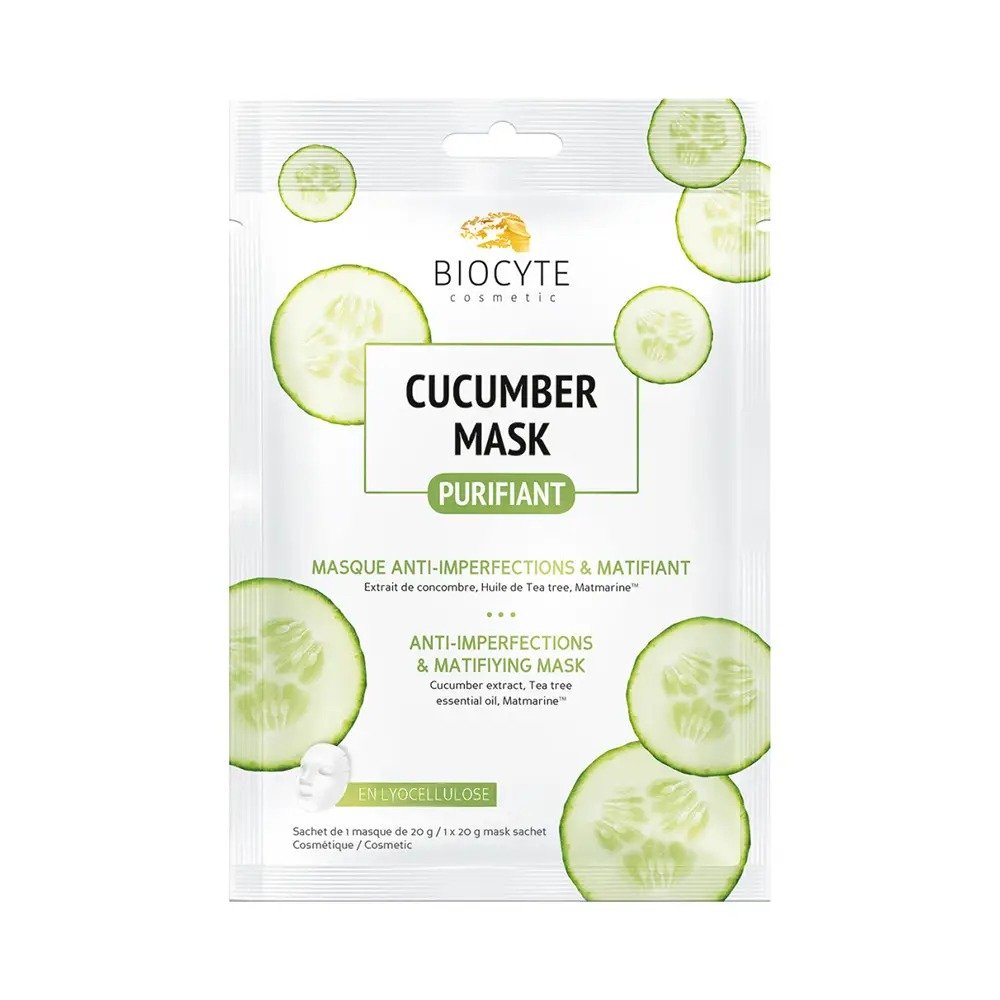 Огуречная тканевая маска Biocyte Cucumber Mask 1 шт - основное фото