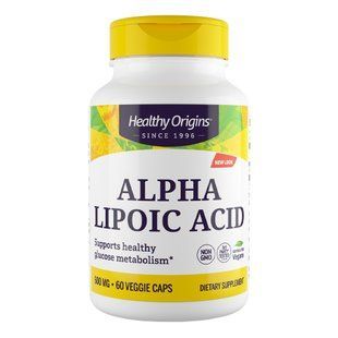Альфа-ліпоєва кислота Healthy Origins Alpha Lipoic Acid 600 mg 60 шт - основне фото
