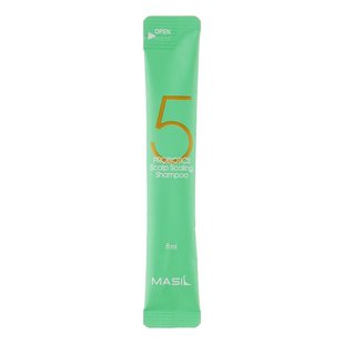 Глубокоочищающий шампунь с пробиотиками Masil 5 Probiotics Scalp Scaling Shampoo 8 мл - основное фото