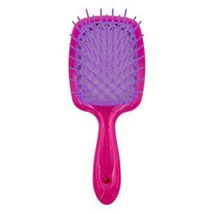 Малинова з фуксією прямокутна щітка для волосся Janeke Superbrush The Original 86SP226 FV - основне фото