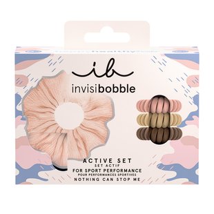 Набор из четырёх резинок для волос SPRUNCHIE и Power Invisibobble Gift Set Nothing Can Stop - основное фото