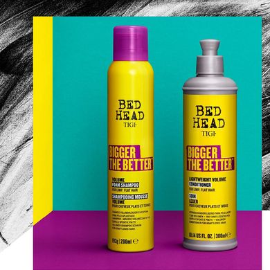 Кондиціонер для об'єму волосся TIGI BED HEAD Bigger The Bettertm Lightweight Volume Conditioner For Fine Hair 300 мл - основне фото