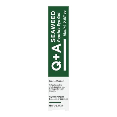 Ліфтинг-гель для шкіри навколо очей з пептидами Q+A Seaweed Peptide Eye Gel 15 мл - основне фото