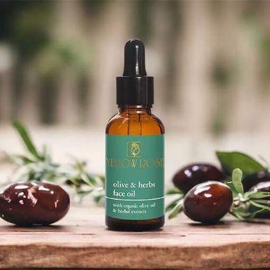 Олія для обличчя &laquo;Оливки та трави&raquo; Yellow Rose Olive & Herbs Face Oil 30 мл - основне фото