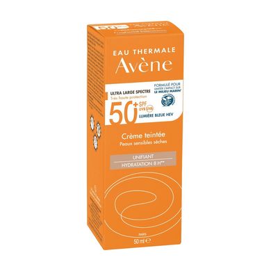 Сонцезахисний тональний крем Avene Eau Thermale Tinted Cream SPF 50+ 50 мл - основне фото
