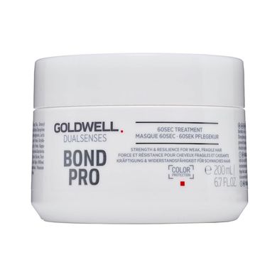 Укрепляющая маска для тонких и ломких волос Goldwell Dualsenses Bond Pro 60SEC Treatment 200 мл - основное фото