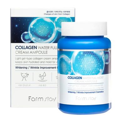 Увлажняющий крем-сыворотка с коллагеном Farmstay Collagen Water Full Moist Cream Ampoule 250 мл - основное фото