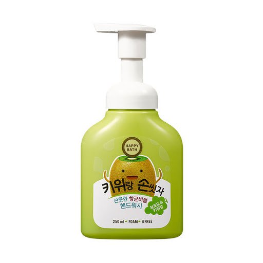 Мыло для рук с экстрактом киви Happy Bath Kiwi Bubble Hand Wash Yellow Green 250 мл - основное фото