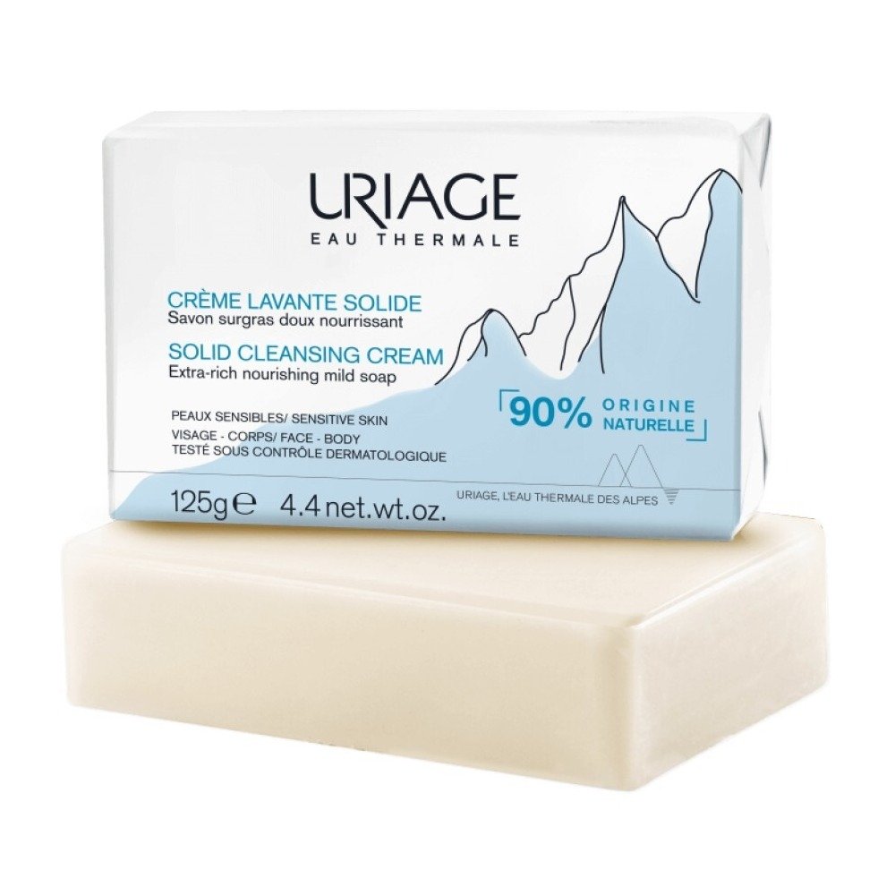 Твёрдый очищающий крем Uriage Solid Cleansing Cream 125 г - основное фото