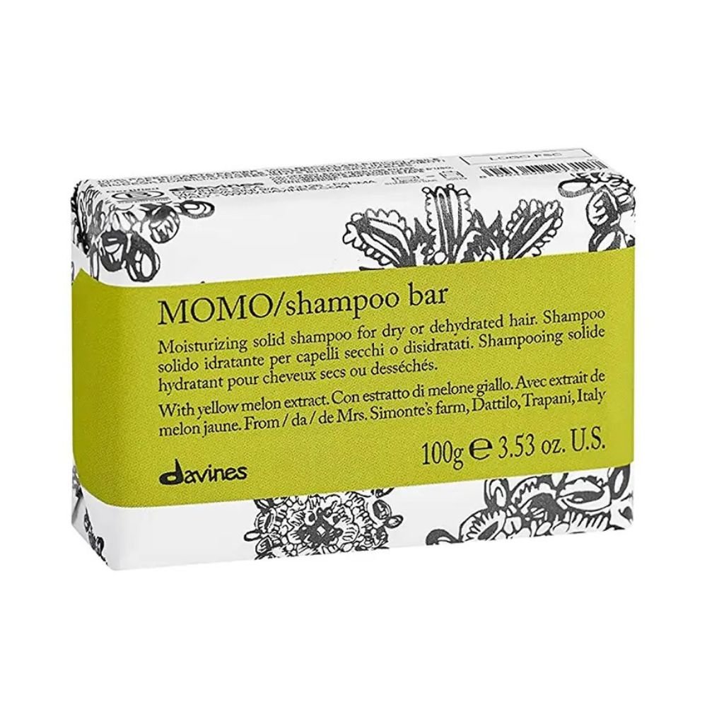 Твёрдый шампунь для увлажнения волос Davines Essential Haircare MOMO Shampoo Bar 100 г - основное фото