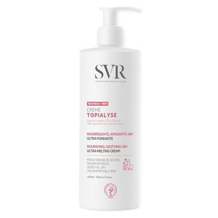 Живильний заспокійливий крем SVR Topialyse Nourishing Soothing 48h Ultra-Melting Cream 400 мл - основне фото