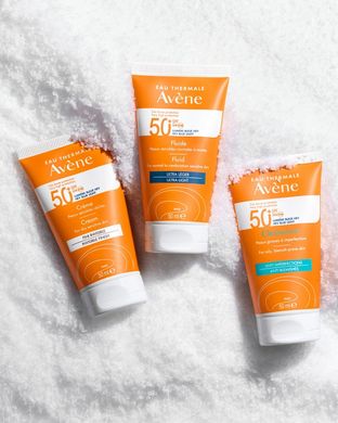 Сонцезахисний крем Avene Eau Thermale Cream SPF 50+ 50 мл - основне фото