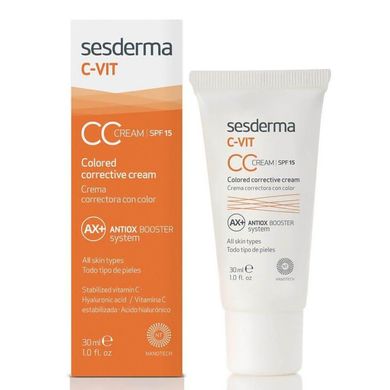 CC-крем для обличчя Sesderma C-Vit CC Cream SPF 15 30 мл - основне фото