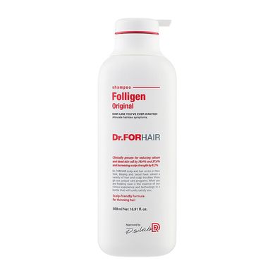 Шампунь проти випадіння волосся Dr. FORHAIR Folligen Shampoo 500 мл - основне фото