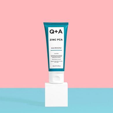 Зволожувальний крем для обличчя з цинком Q+A Zinc PCA Daily Moisturiser 75 мл - основне фото