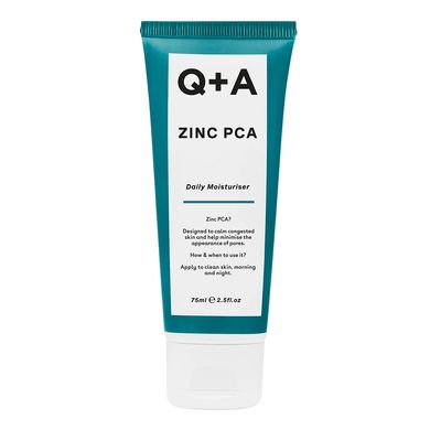 Зволожувальний крем для обличчя з цинком Q+A Zinc PCA Daily Moisturiser 75 мл - основне фото