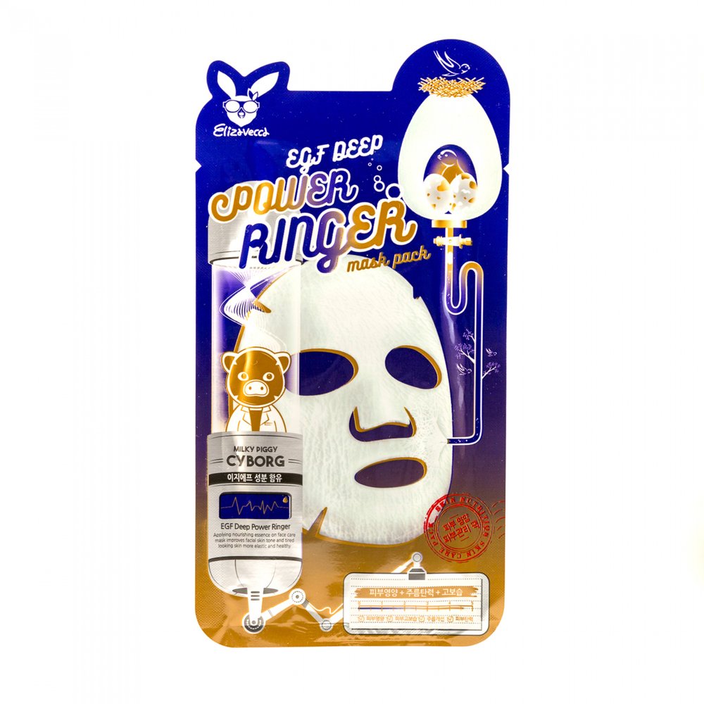Омолаживающая тканевая маска Elizavecca EGF Deep Power Ringer Mask Pack 23 мл - основное фото