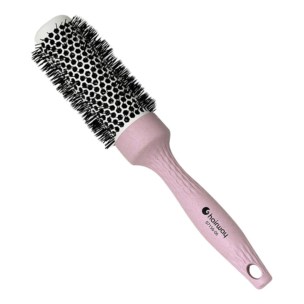 Розовый керамический термобрашинг Hairway Thermal Brush Organica 07156-06 34 мм - основное фото