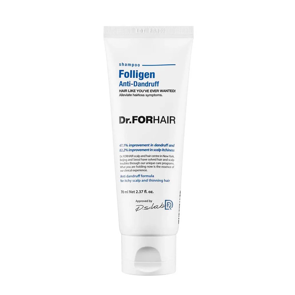 Шампунь от перхоти для ослабленных волос Dr.FORHAIR Folligen Anti-Dandruff Shampoo 70 мл - основное фото
