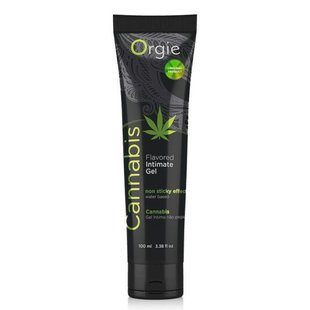 Съедобный лубрикант на водной основе Orgie Lube Tube Water-Based Intimate Gel With Cannabis Flavor 100 мл - основное фото