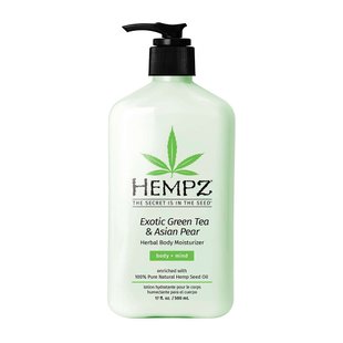 Увлажняющее молочко для тела HEMPZ Exotic Green Tea & Asian Pear Herbal Body Moisturizer 500 мл - основное фото