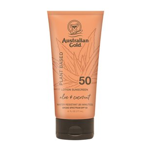 Водостійкий сонцезахисний лосьйон Australian Gold Plant Based Sunscreen Lotion SPF 50 177 мл - основне фото