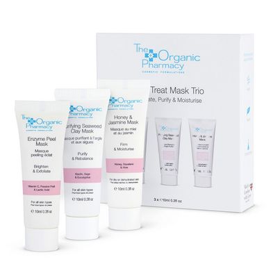 Косметический набор «Отшелушивание, Очищение, Увлажнение» The Organic Pharmacy Skin Treat Mask Trio - основное фото