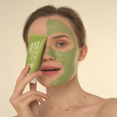 Маска для обличчя із зеленою глиною Marie Fresh Cosmetics Green Clay Mask 50 мл - основне фото