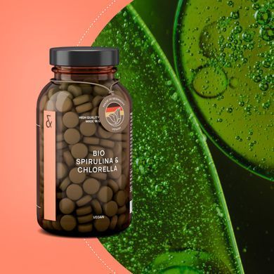 Спирулина и хлорелла CLAV Bio Spirulina & Chlorella 360 шт - основное фото