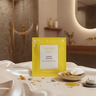 Заспокійлива маска для обличчя RARE Paris Tresor Solaire Soothing Ecological Cellulose Facial Mask 1x23 мл - основне фото