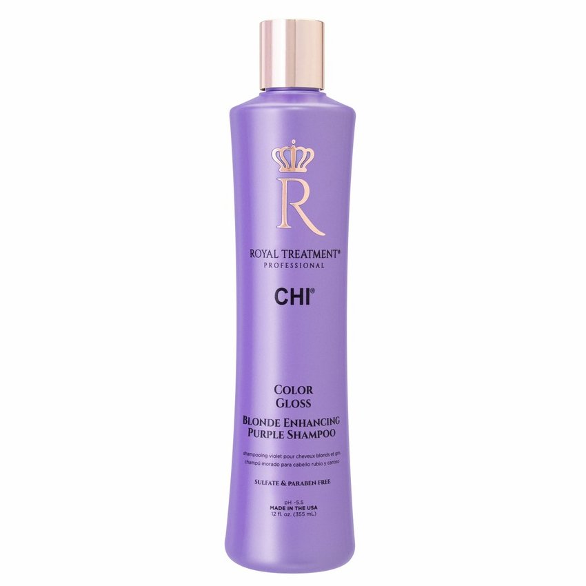 Шампунь для нейтрализации желтизны CHI Royal Treatment Color Gloss Blonde Enhancing Purple Shampoo 355 мл - основное фото